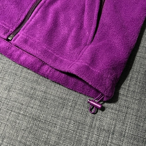 Columbia Women's Benton Springs Full Zip Fleece Jacket Purple sz PXS activewear - Picture 5 of 7